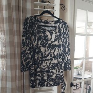 Chico's Black and White Women's Top